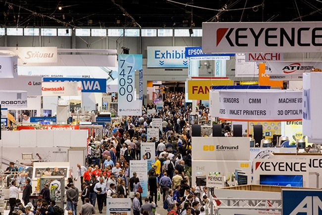 Record attendee numbers confirm automation remains strong. Image courtesy A3.