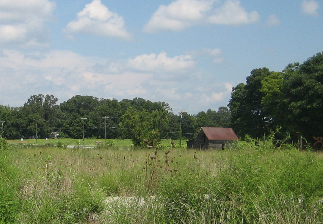 A barn at the Caterpillar site in Winston-Salem, N.C.