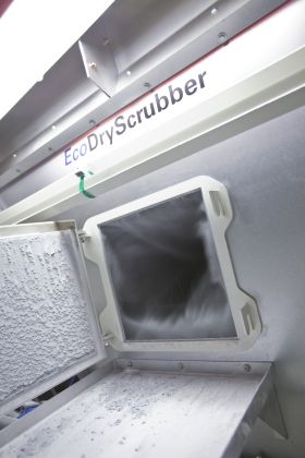 Volkswagen's dry-scrubber system significantly reduces power and heat energy.
